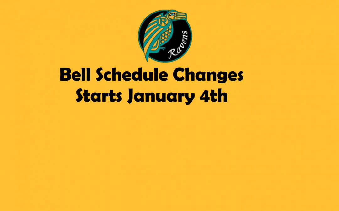 Bell Schedule Change