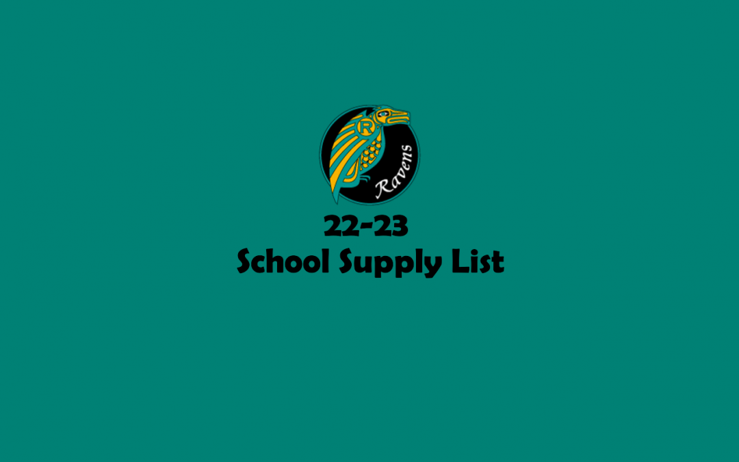22-23 Supply List